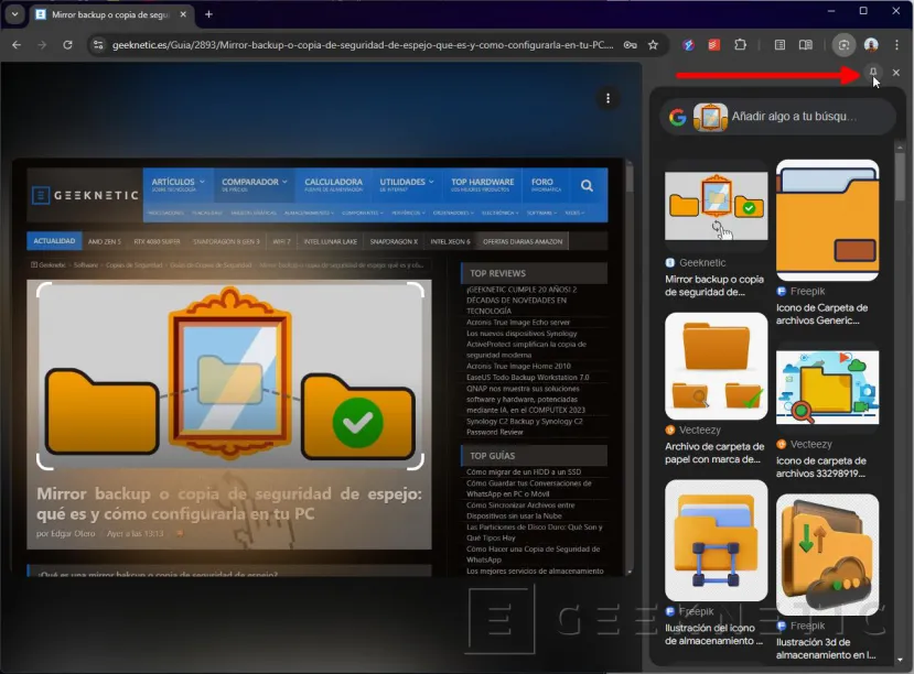 Geeknetic Cómo usar Google Lens en Chrome para el escritorio 6