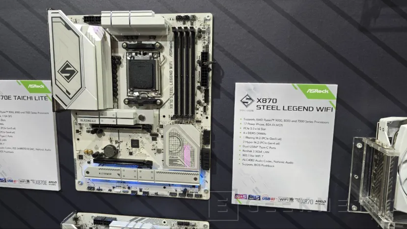 Geeknetic ASRock ha mostrado 6 modelos de placas con chipset X870/X870E durante este Gamescom 5