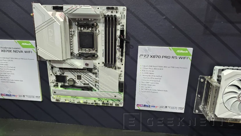 Geeknetic ASRock ha mostrado 6 modelos de placas con chipset X870/X870E durante este Gamescom 6