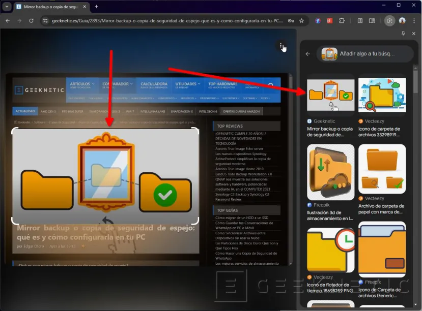 Geeknetic Cómo usar Google Lens en Chrome para el escritorio 4