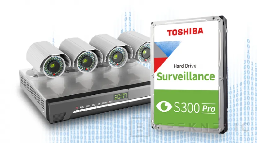 Geeknetic Hasta 10 TB en los nuevos discos duros para videovigilancia Toshiba S300 Pro 2