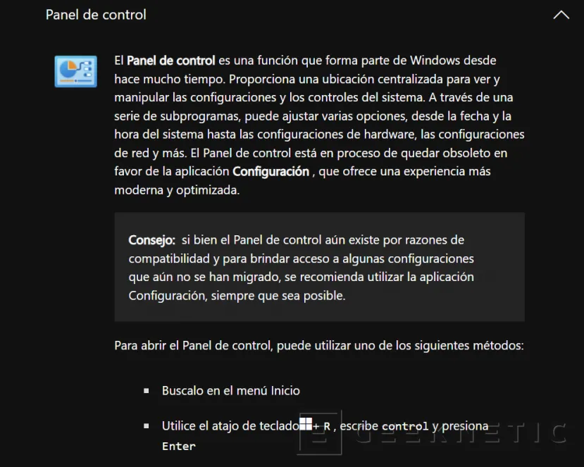 Geeknetic Microsoft eliminará el Panel de Control de Windows tras 40 años 3