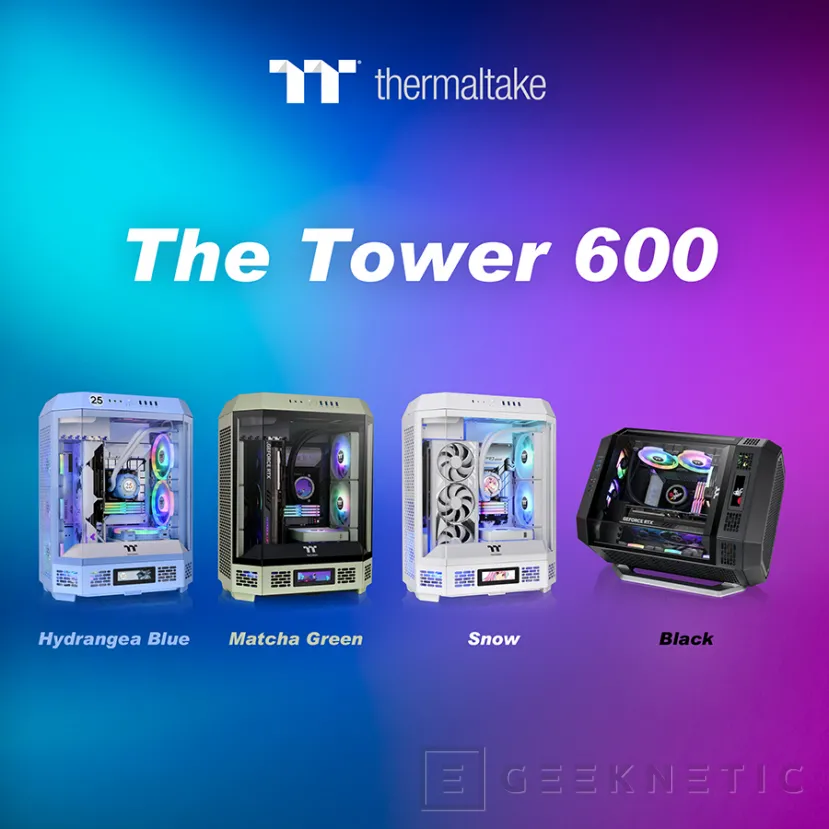 Geeknetic Nueva caja Thermaltake The Tower 600 que admite radiadores de hasta 420 mm y 13 ventiladores de 120 mm 4