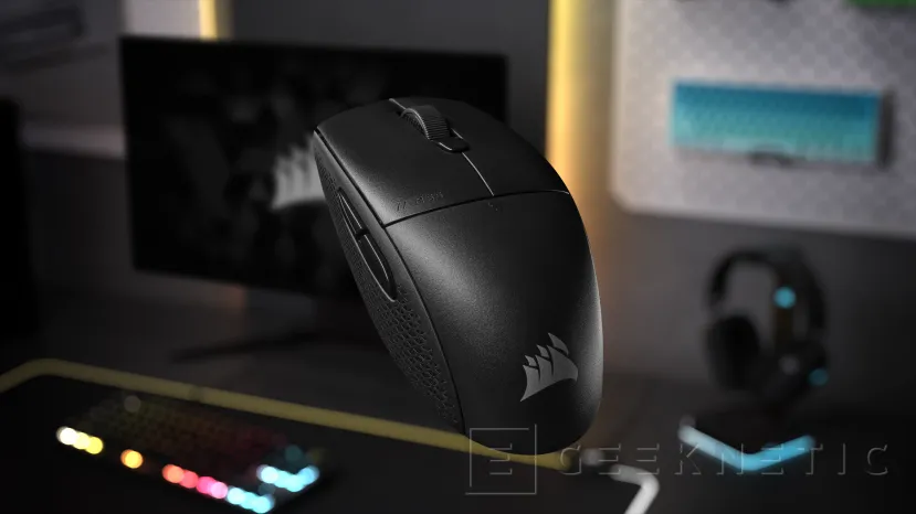 Geeknetic Il nuovo mouse CORSAIR M55 pesa solo 55 grammi e l'M55 è wireless con una batteria che dura 185 ore 1