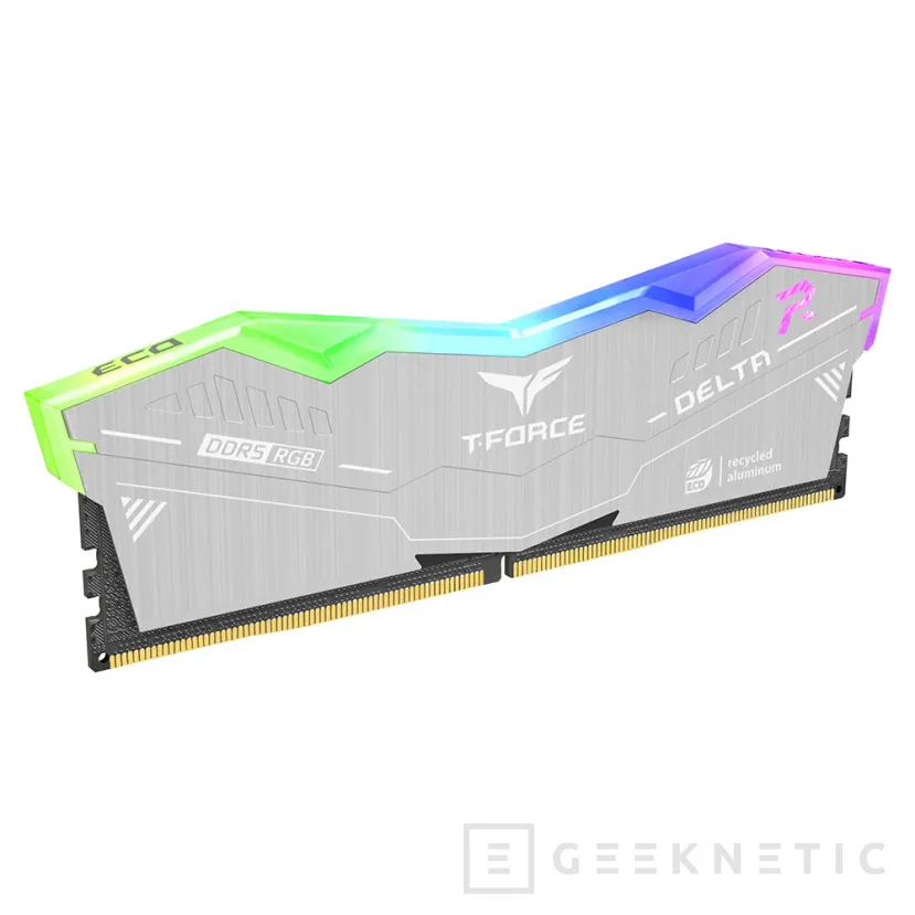 Geeknetic Nueva memoria DDR5 T-FORCE y disco externo SSD TEAMGROUP con materiales reciclados y respetuosos con el medio ambiente 2