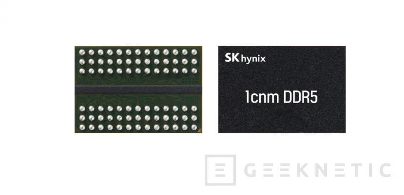 Geeknetic SK Hynix presume de los primeros chips de memoria DDR5 fabricados a 10 nanómetros en su nodo 1C 1