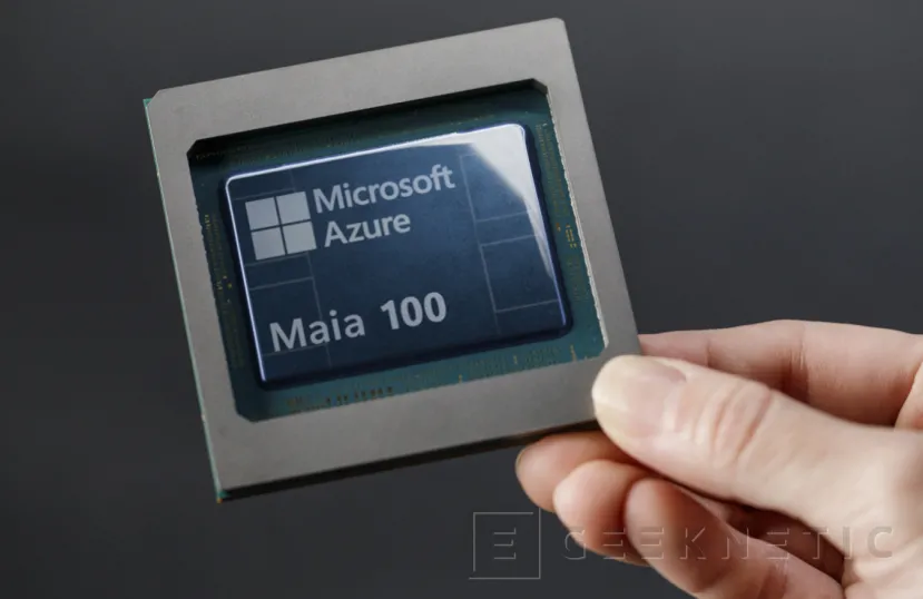 Geeknetic New details of Maia 100, Microsoft's first AI chip with 64 GB of integrated HBM2e memory 1