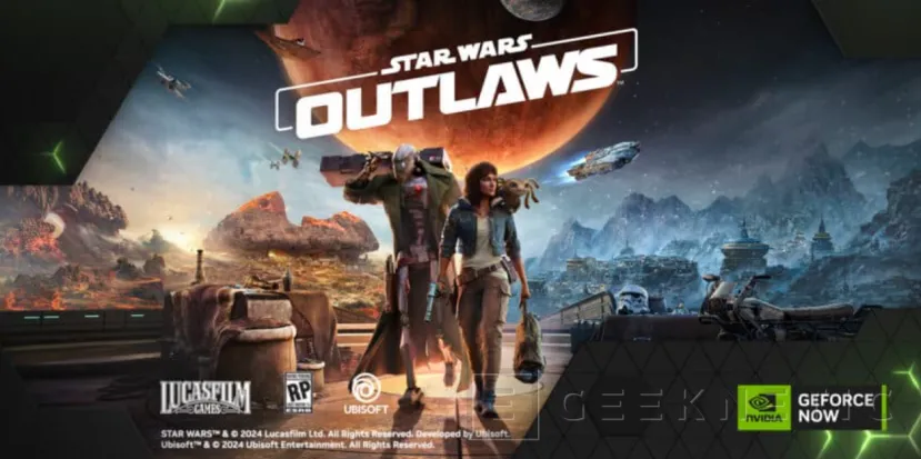 Geeknetic Star Wars Outlaws y 26 juegos más llegan a NVIDIA GeForce Now 1