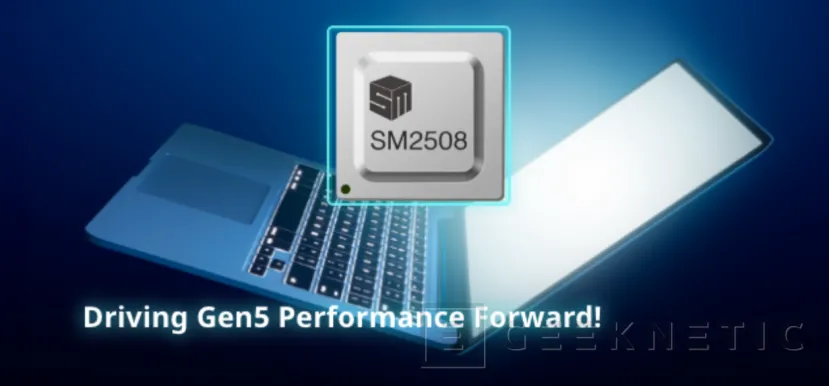 Geeknetic Silicon Motion ha presentado la controladora SM2508 para SSD PCIe 5.0 fabricada con los 6 nm de TSMC 2