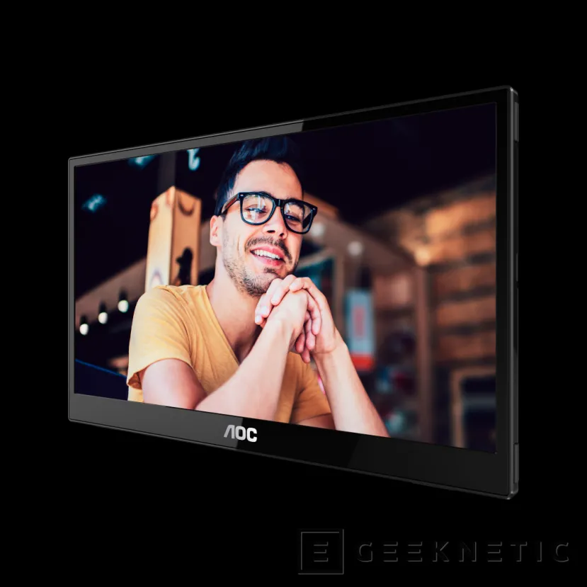 Geeknetic AOC ha presentado su monitor portátil 16T3EA con 15,6 pulgadas, FullHD a 60 Hz y conector USB-C por 179 euros 1