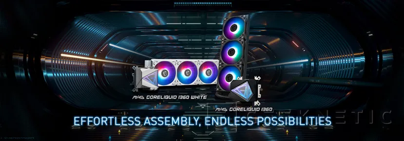 Geeknetic Nueva refrigeración líquida MSI MAG CORELIQUID I que disipa hasta 300W y cuenta con conectores simplificados 1