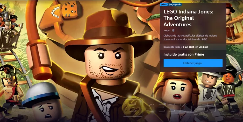 Geeknetic Consigue Gratis Lego Indiana Jones y Borderlands The Pre-Sequel! entre otros con Amazon Prime Gaming 3