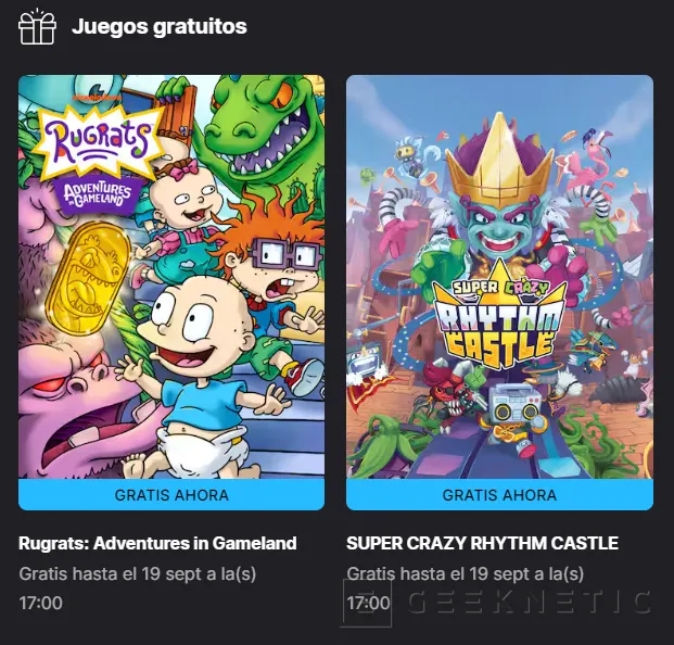 Geeknetic Tienes disponible Gratis Los Rugrats: Adventures in Gameland y Super Crazy Rhythm Castle en la Epic Games Store 1