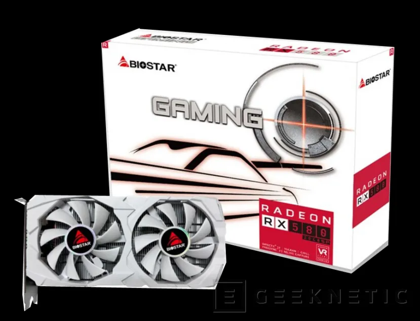 Geeknetic BIOSTAR lanza la Radeon RX 580 en color blanco 7 años después de su lanzamiento original 2