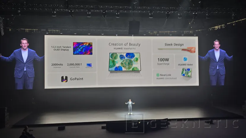 Geeknetic La Tablet HUAWEI MatePad Pro 12,2&quot; tiene una pantalla Tándem OLED PaperMatte, 508 gramos de peso y un grosor de 5,5 mm 5