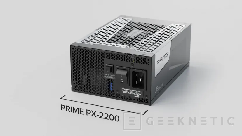 Geeknetic Seasonic anuncia la disponibilidad de su fuente Prime PX-2200 de 2.200 vatios y doble conector 12V-2x6 1