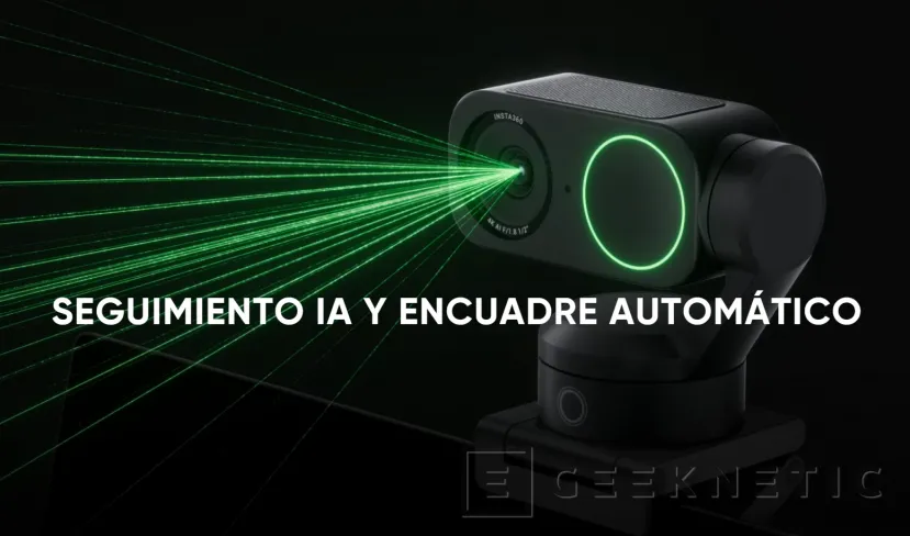 Geeknetic Nueva webcam insta360 Link 2 con seguimiento y estabilizador de 2 ejes y Link 2c con hasta 4K y 30 FPS 1