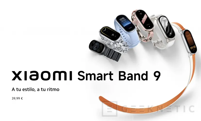 Geeknetic Xiaomi renews its Smart Band 9 bracelet with 21 days of autonomy and launches the new Buds 5 headphones with 11 mm drivers 3