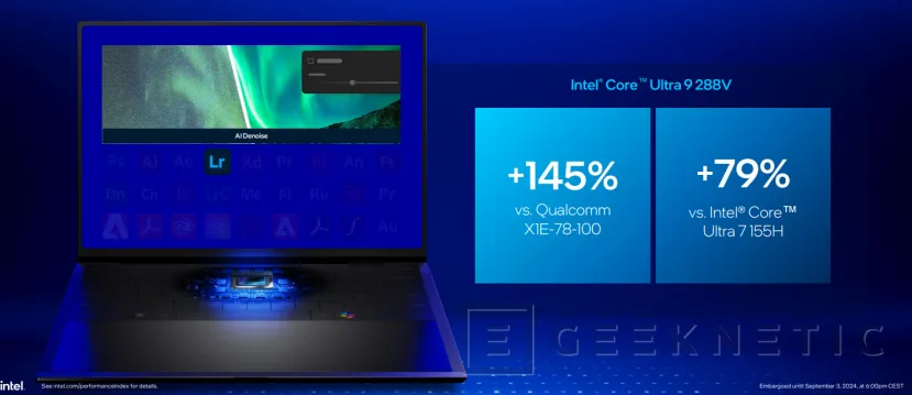 Geeknetic Llegan los portátiles con Intel Lunar Lake, prometiendo superar sobradamente a Qualcomm y AMD en rendimiento y eficiencia 37