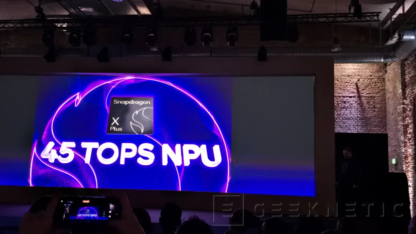 Geeknetic Nuevos Snapdragon X Plus con 8 núcleos, 45 TOPS para IA y frecuencias de hasta 4 GHz 7