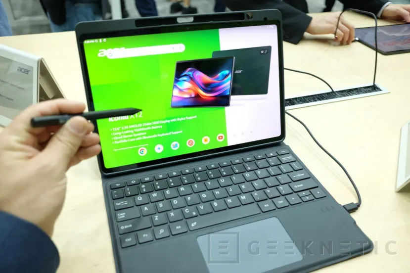 Geeknetic Mediatek Helio G99 y pantalla AMOLED 2,5K en el nuevo tablet Acer Iconia X12 2