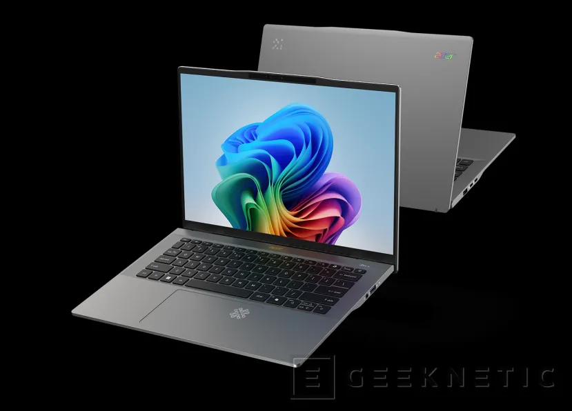 Geeknetic Nuevos portátiles Acer Swift 14 AI con procesadores Snapdragon X Plus y AMD Ryzen AI 300  4