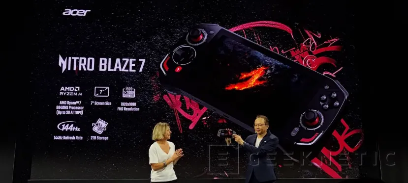 Geeknetic Nitro Blaze 7: La primera consola de Acer integra un AMD Ryzen 8840HS 2