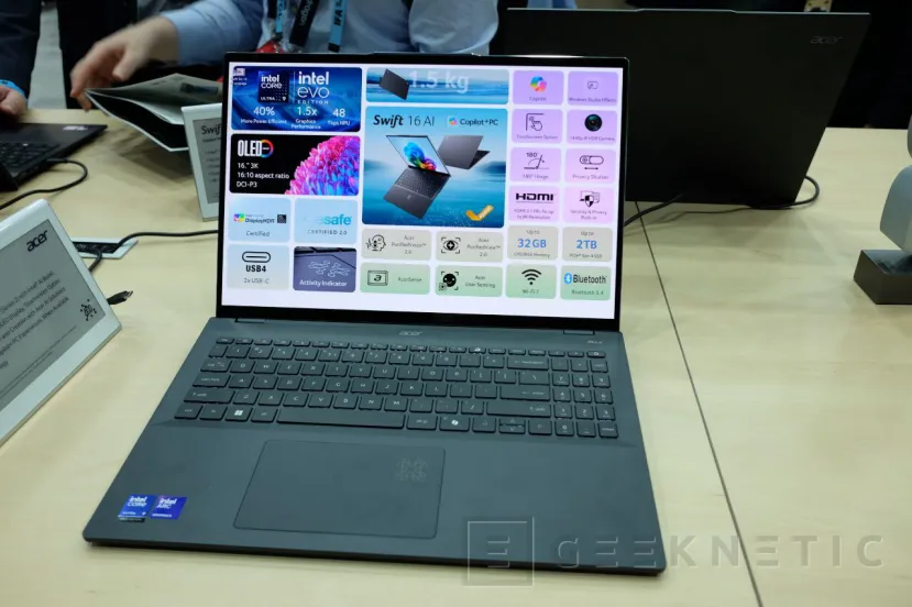 Geeknetic Los Intel Core Ultra 200V llegan al Acer Swift AI Copilot+ PC en tamaños de 14 y 16 pulgadas 1