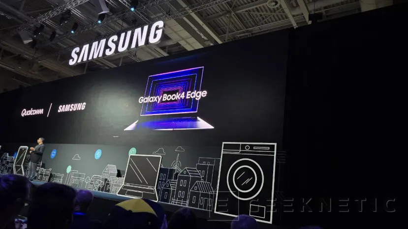 Geeknetic Samsung unveils the Galaxy Book4 Edge with the 8-core Snapdragon X Plus in a 15.6-inch display 3