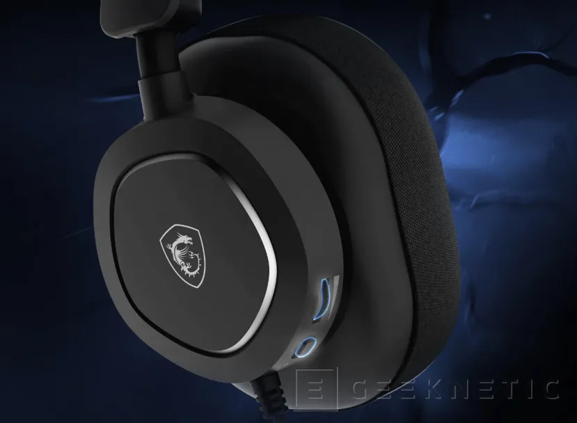 Geeknetic Nuevos auriculares gaming MSI Maestro 300 con conectividad USB-C y 247 gramos de peso 2