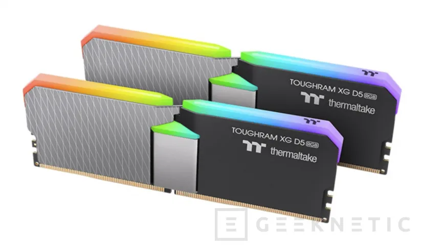 Geeknetic Nuevos módulos DDR5 Thermaltake ToughRAM XG RGB D5 con 7.200 MT/s 2