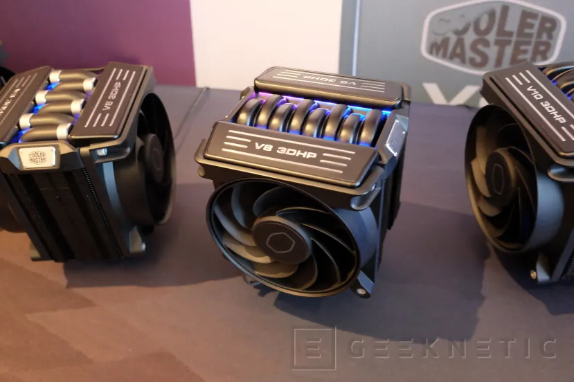 Geeknetic Cooler Master presenta los disipadores V Series con tecnología 3DHP que añade un tubo de calor directamente en la zona caliente de la CPU 2