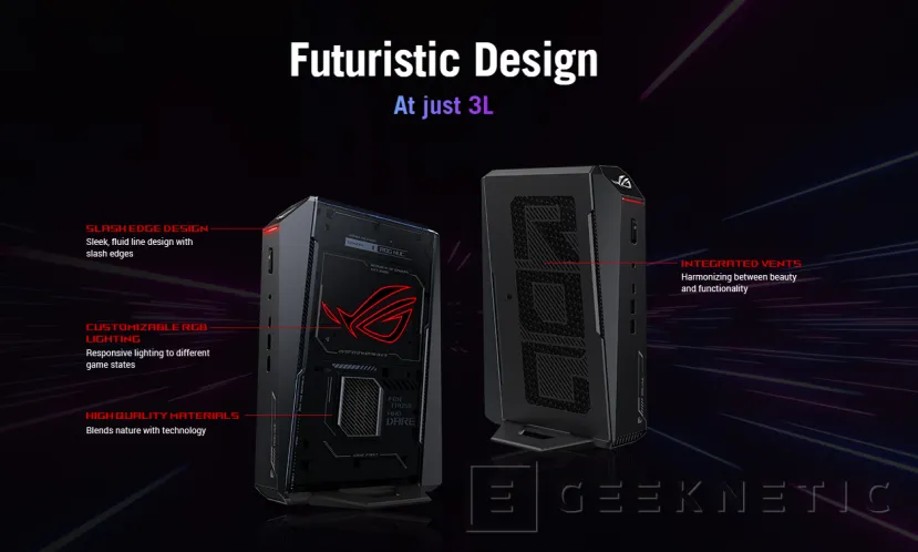 Geeknetic ASUS actualiza el ROG NUC con CPUs Intel Core Ultra 200HX y gráficas RTX 5080 1