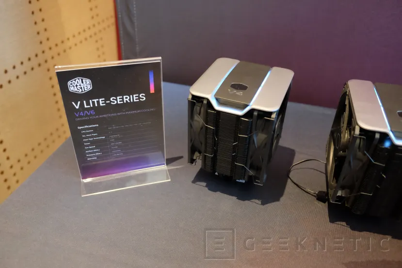 Geeknetic Cooler Master presenta los disipadores V Series con tecnología 3DHP que añade un tubo de calor directamente en la zona caliente de la CPU 1