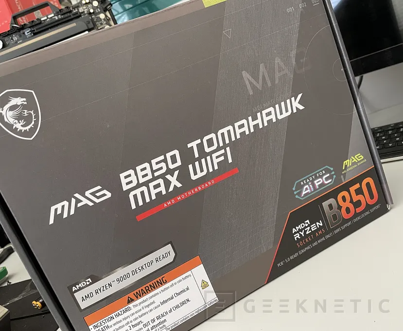 Geeknetic MSI MAG B850 TOMAHAWK MAX WIFI Review 1