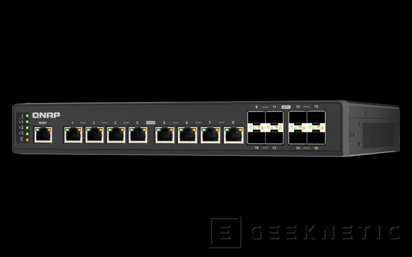 Geeknetic Nuevo Switch QNAP QSW-IM3216-8S8T gestionable de Capa 2 con 16 puertos a 10 GbE 1