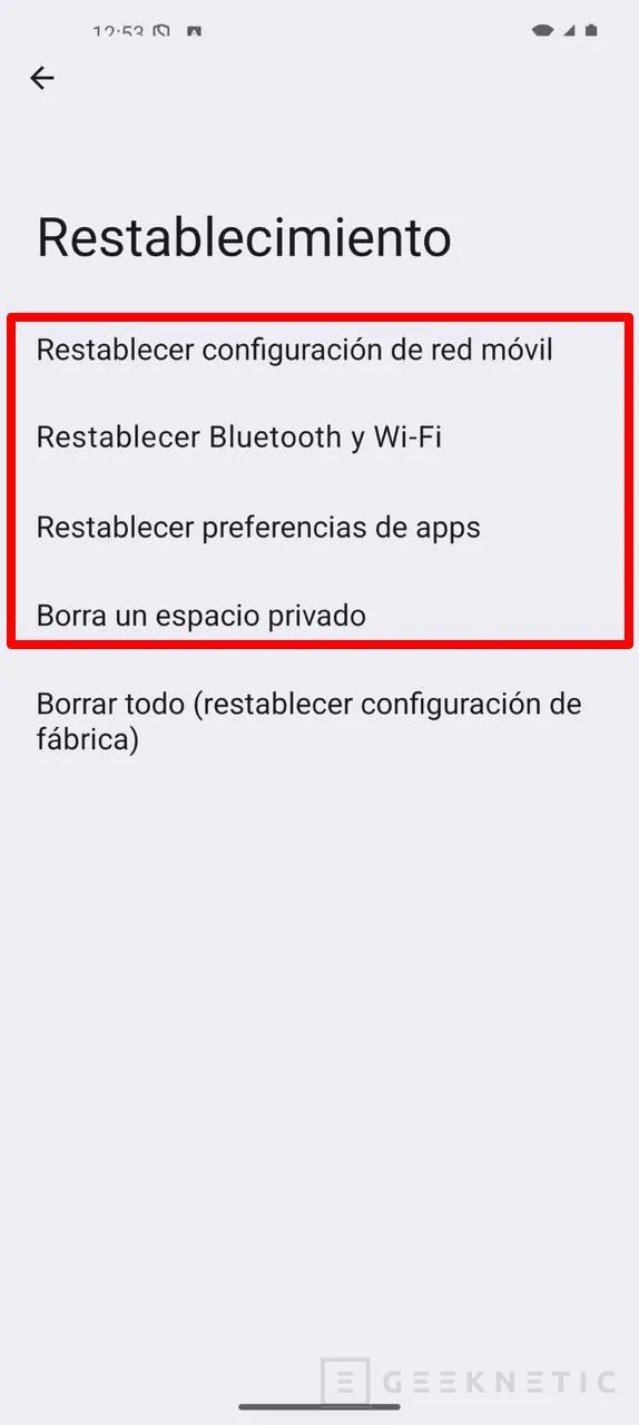 Geeknetic Cómo Formatear y hacer Wipe en un Móvil Android 7