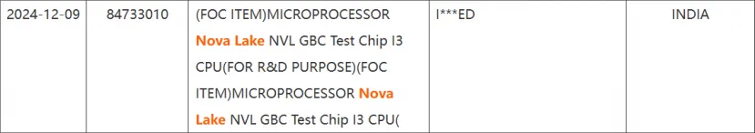 Geeknetic Aparece en un envío un Intel Nova Lake para pruebas 1