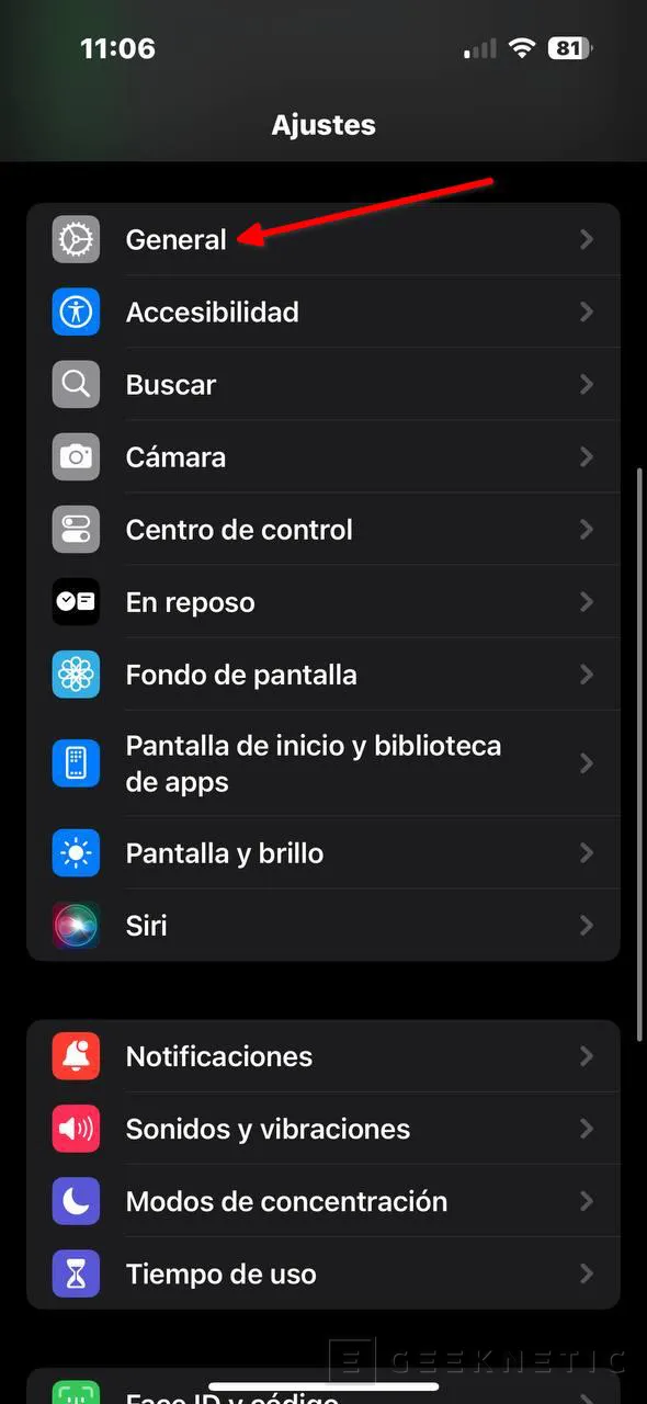 Geeknetic Cómo Formatear un iPhone para borrar todos los datos 3