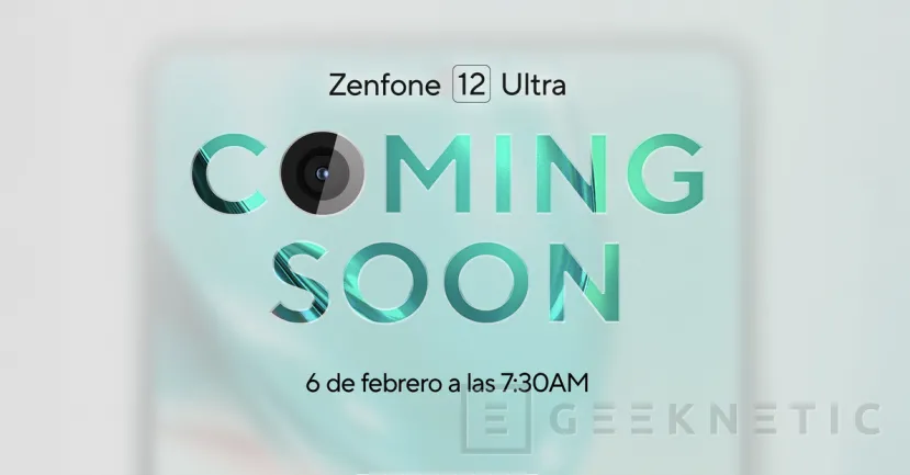 Geeknetic El ASUS Zenfone 12 Ultra se presentará el 6 de febrero 1