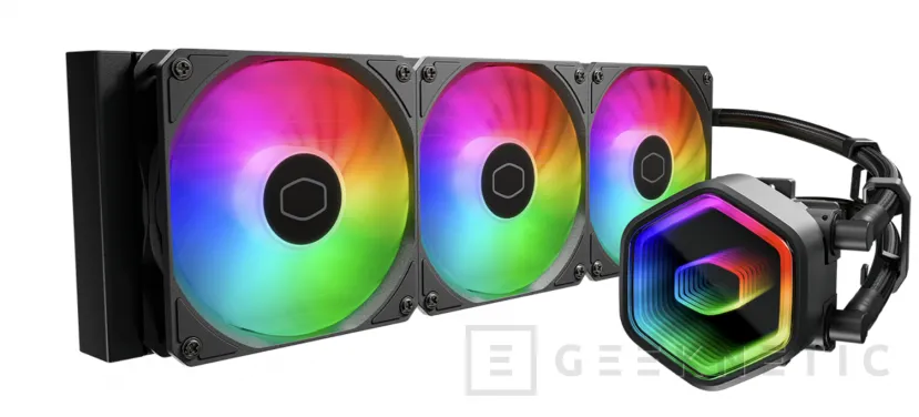 Geeknetic Iluminación ARGB en ventiladores y bloque para las nuevas RL MasterLiquid Core II de Cooler Master 1