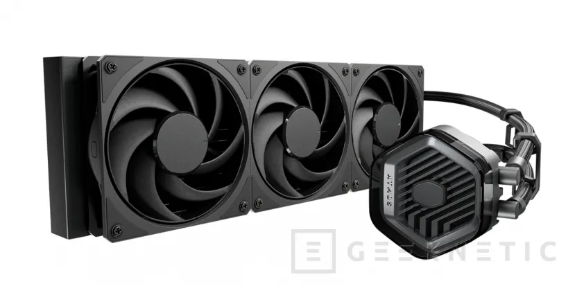 Geeknetic Cooler Master Master Liquid Atmos Stealth: Una refrigeración líquida AiO para los que no quieren luces RGB en su PC 1