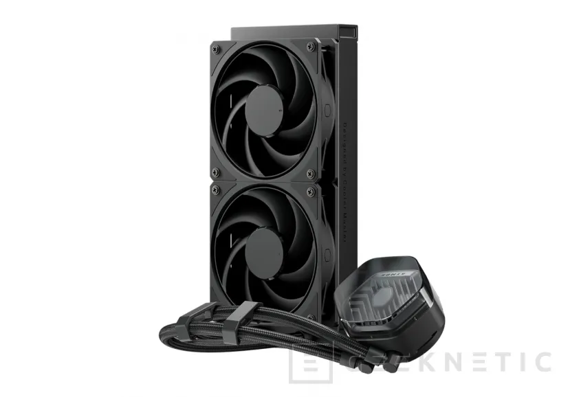 Geeknetic Cooler Master Master Liquid Atmos Stealth: Una refrigeración líquida AiO para los que no quieren luces RGB en su PC 2