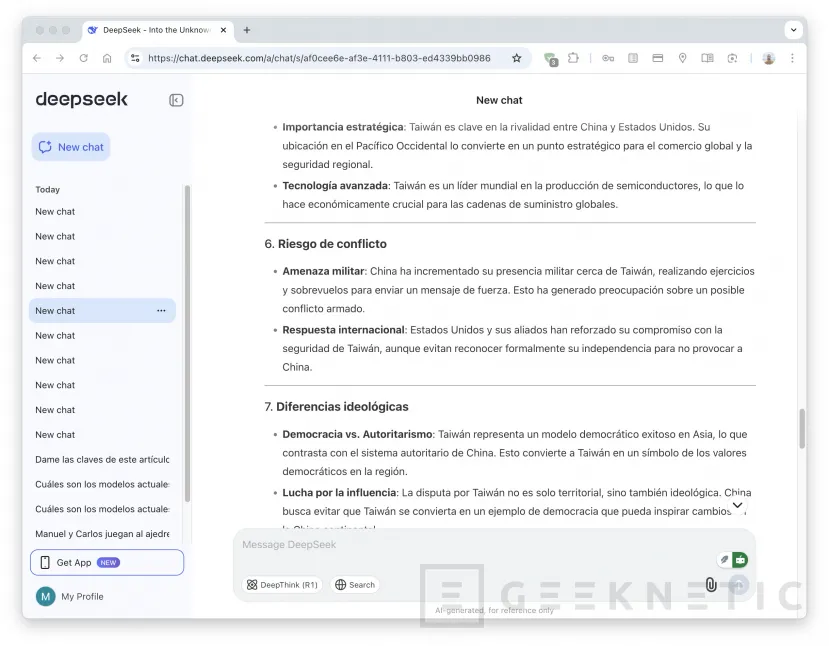 Geeknetic DeepSeek: Cómo funciona la IA China que ha puesto en jaque a toda la industria 8