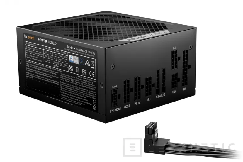 Geeknetic Eficiencia Platinum y diseño modular en las nuevas fuentes be quiet! Power Zone 2 2