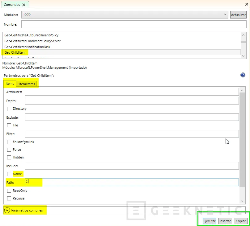 Geeknetic ¿Cómo buscar y usar comandos en Powershell? 4