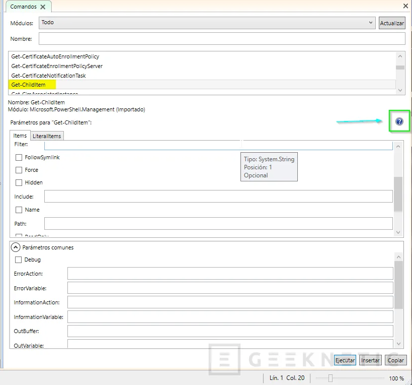 Geeknetic ¿Cómo buscar y usar comandos en Powershell? 2