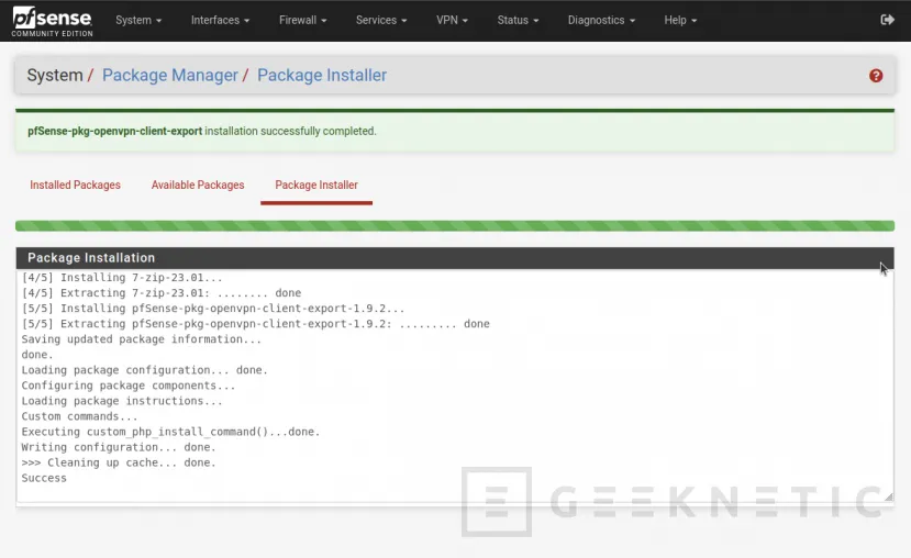 Geeknetic Cómo configurar una VPN con PFSense para acceso a Máquinas Virtuales 6