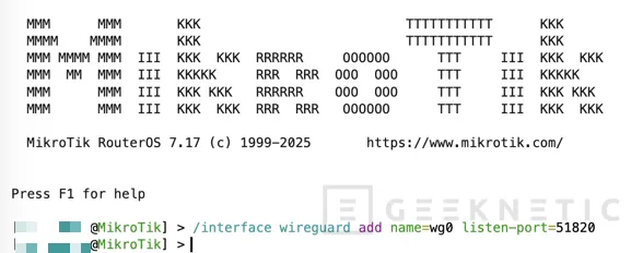 Geeknetic Cómo Configurar una VPN WireGuard entre Mikrotik y MacOS 3