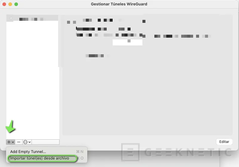 Geeknetic Cómo Configurar una VPN WireGuard entre Mikrotik y MacOS 9